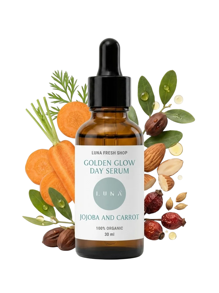 Golden Glow Day Serum — Serums, handmade natural skincare by Luna Fresh Calgary