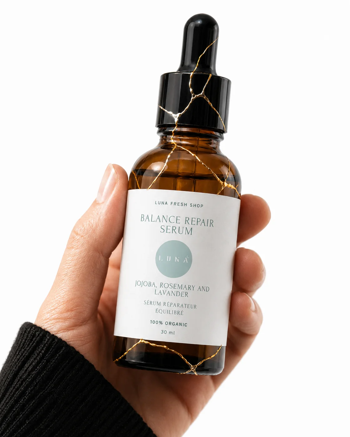 Pot en verre Luna Fresh — La beauté dans l'imperfection