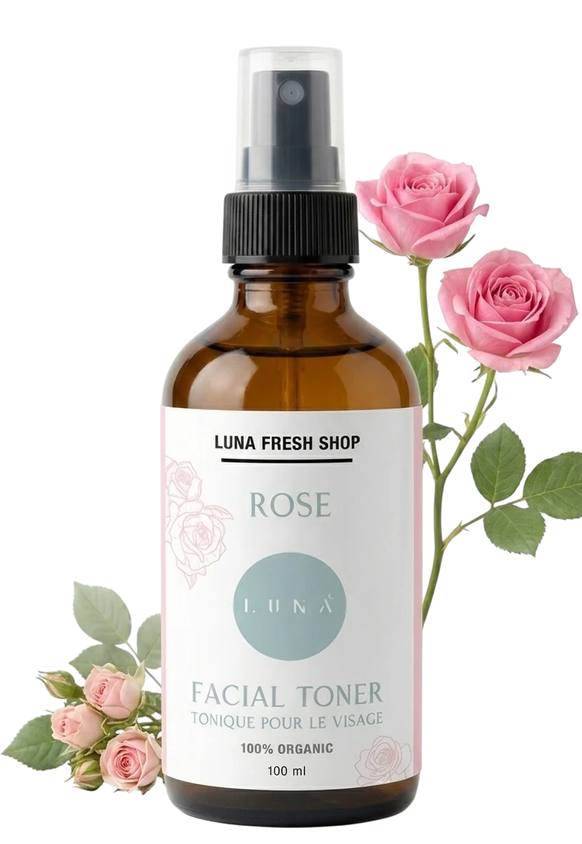 Rose Facial Toner — Toners, handmade natural skincare by Luna Fresh Calgary