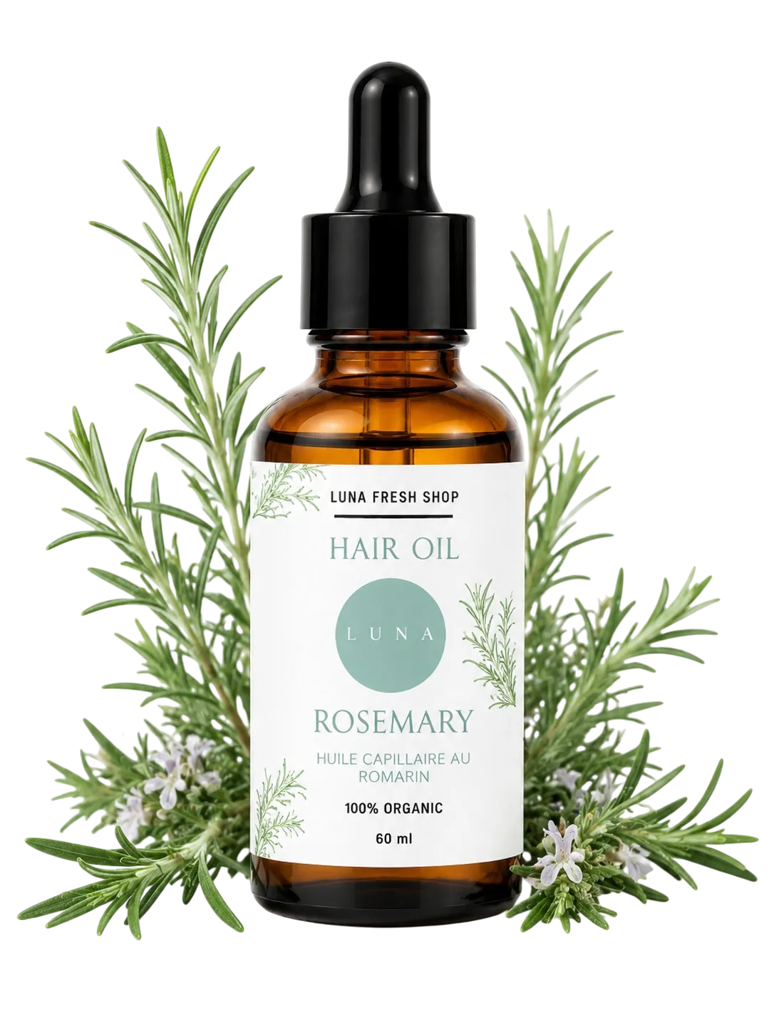 Rosemary Hair Oil — Hair Oils, handmade natural skincare by Luna Fresh Calgary